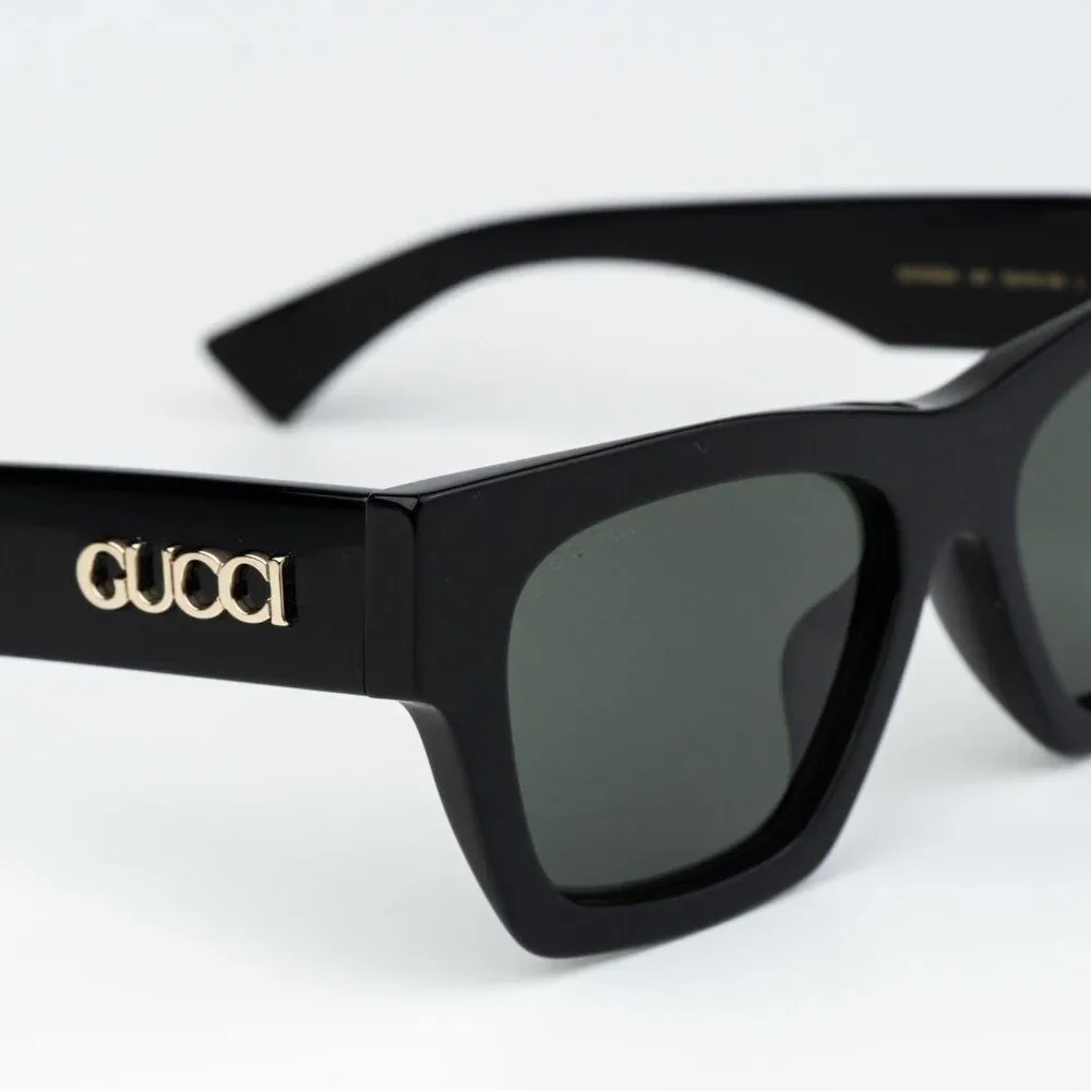 Gucci Women Sunglasses Black Square GG1835SA 001 NEW AUTHENTIC - Picture 5 of 9